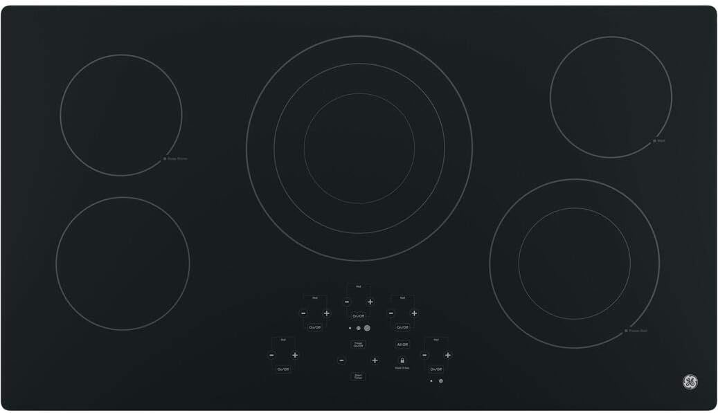 GE 36-Inch Smooth Top Electric Cooktop 5-Burner Touch Control Surface