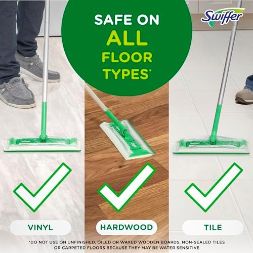 Swiffer Sweeper Wet Mopping with Febreze Freshness Lavender 24 Count