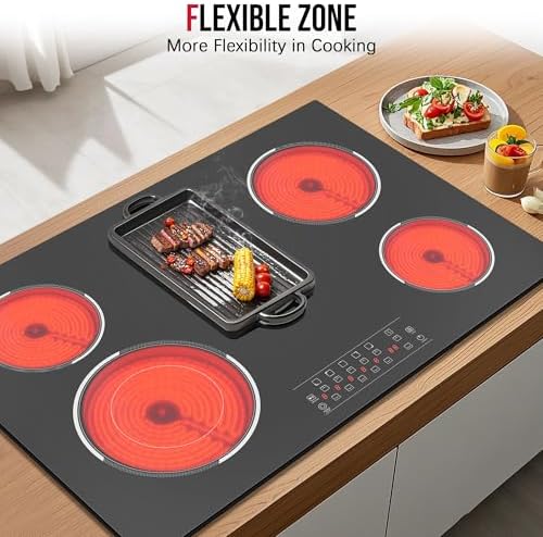 Traenvir 30 Electric Cooktop with 8400W Built-In