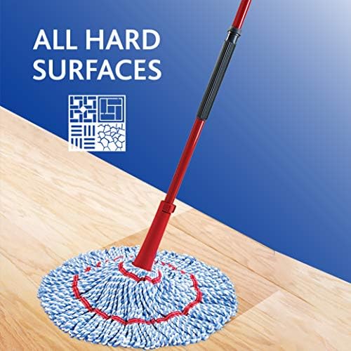 O-Cedar MicroTwist Microfiber Twist Mop Refill Unique Design Effortless Mopping