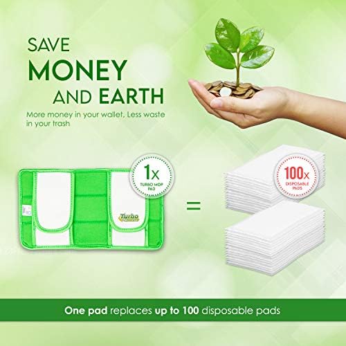 Reusable Pads for Swiffer Mops - Microfiber Washable Eco-Friendly - 12