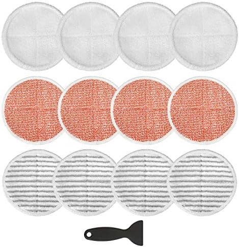 MATFORCA Bissell SpinWave Mop Pad 12 Pack Compatible