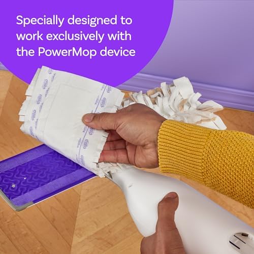 Swiffer PowerMop Wood Mopping Pad Refills 11 Count Effortless Floor Cleaning