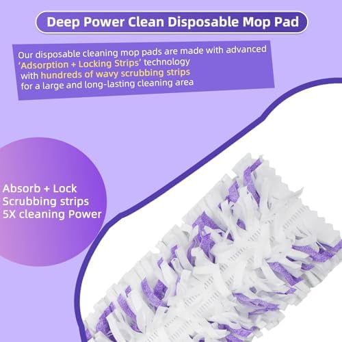 15-Pack Disposable Mopping Pads for Swiffer PowerMop