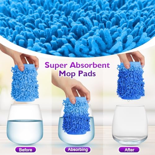 Reusable Mop Pads - Gentle on Floors Perfect for Pets