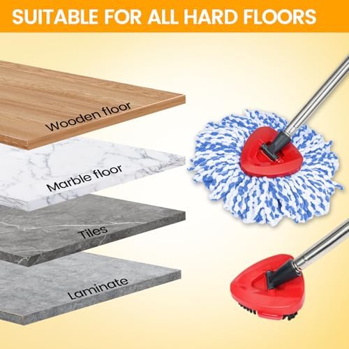 Microfiber Mop Heads for OCan cider RinseClean 2-Tank System