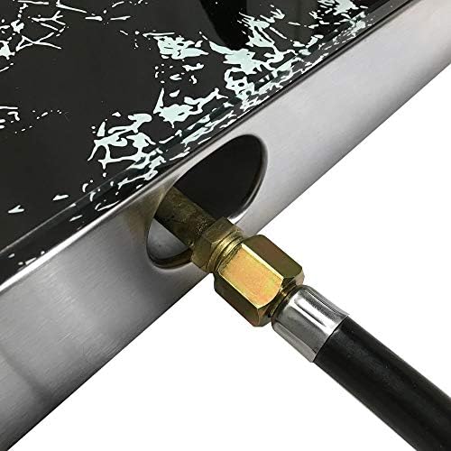 28 x 17 Propane Double Gas Burner with Marble-Styled Tempered Glass Cooktop