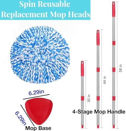 Durable Spin Mop Heads for EasyWring System