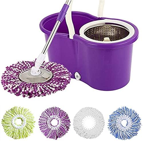 5-Piece Magic Mop Microfiber Replacement Heads - 360 Spin Mops