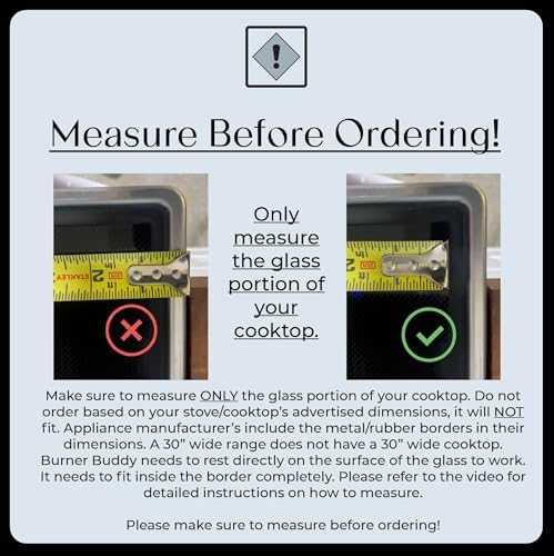 Burner Buddy Electric Stove Cover Protector - Protects and Keeps Cool