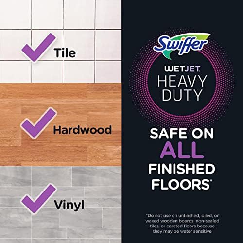 Swiffer WetJet Heavy-Duty Mopping Pad Refill - 30 Count for Scrubbing Power