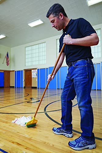 rubbermaid 60-inch wood wet mop handle heavy-duty for professional use