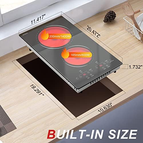 2-Burner Plug-In Electric Cooktop