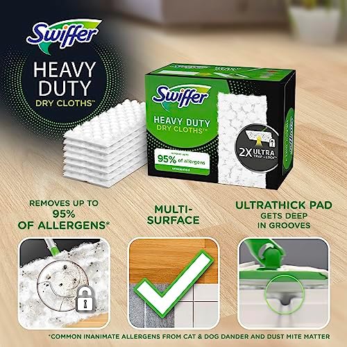 Swiffer Sweeper Heavy Duty Dry Multi-Surface Cloth 32 Pack