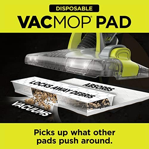 Shark VACMOP Disposable Hard Floor Mop Pad Refill Kit Pack of 3