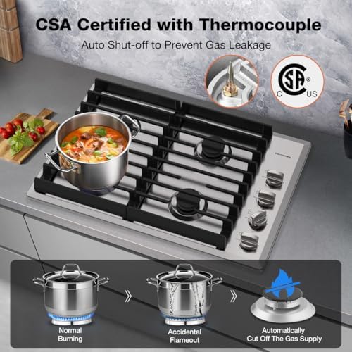 Thermomate 30-Inch Gas Cooktop