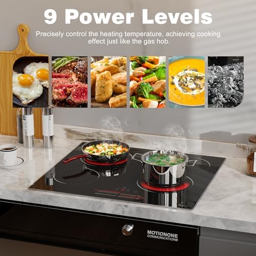 Fast-Burner Electric Cooktop with Timer Function
