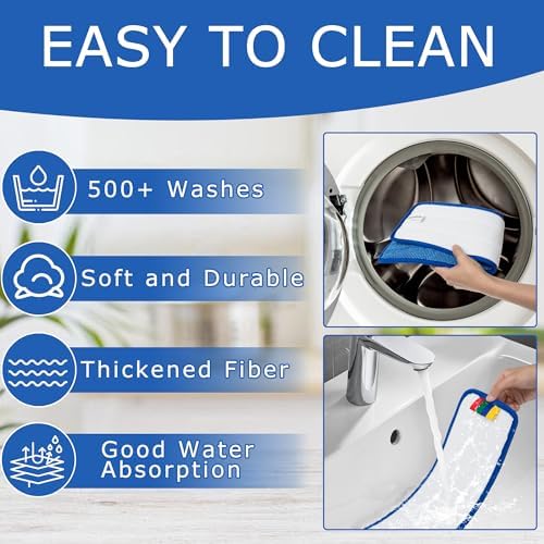 Replacement Microfiber Mop Pad for Commercial Use