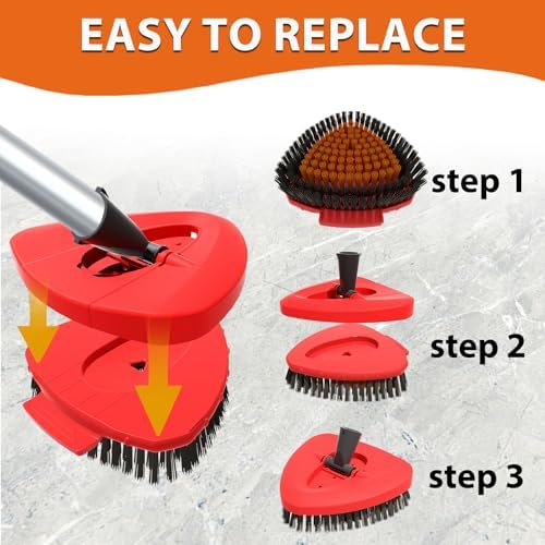 2-Pack Scrub Brush for O Cedar EasyWring Mop System