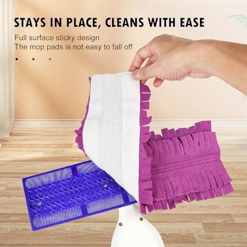 4 Pack Mop Pads for Swiffer PowerMop Easy Cleaning with MicrofiberReusable Washable