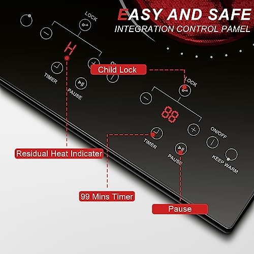 2-Burner Plug-In Electric Cooktop