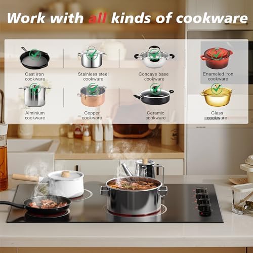 Nefaracy 30-Inch Electric Cooktop