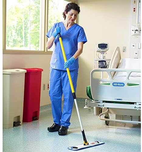 rubbermaid 18-inch blue mop head for heavy-duty cleaning
