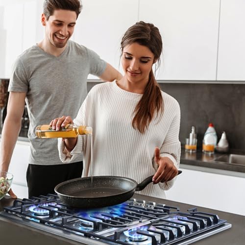 AMZCHEF 36-inch Gas Cooktop with 5Italian Sabaf Burners