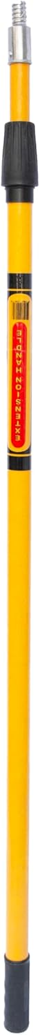 Hub City Industries 4-8ft Telescoping Extension Pole - Easy Multi-Purpose Cleaning Tool