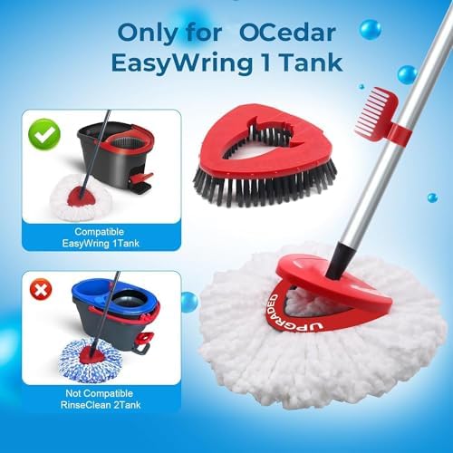 Ultimate Easy Replaceable Spin Mop Head for WAKAYOYO Microfiber Spin Mop