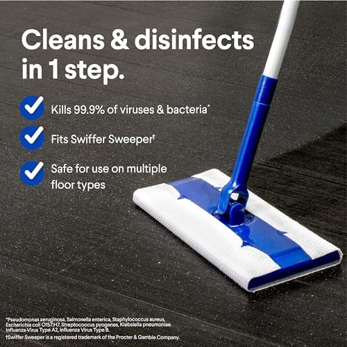 Clorox Scentiva Disinfecting Wet Mop Pad Coconut Waterlily 24 Wet Refills