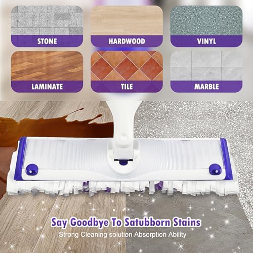 Pure Realm 18-Count Swiffer PowerMop Refills Durable Effective Multi-Surface Mop Pads