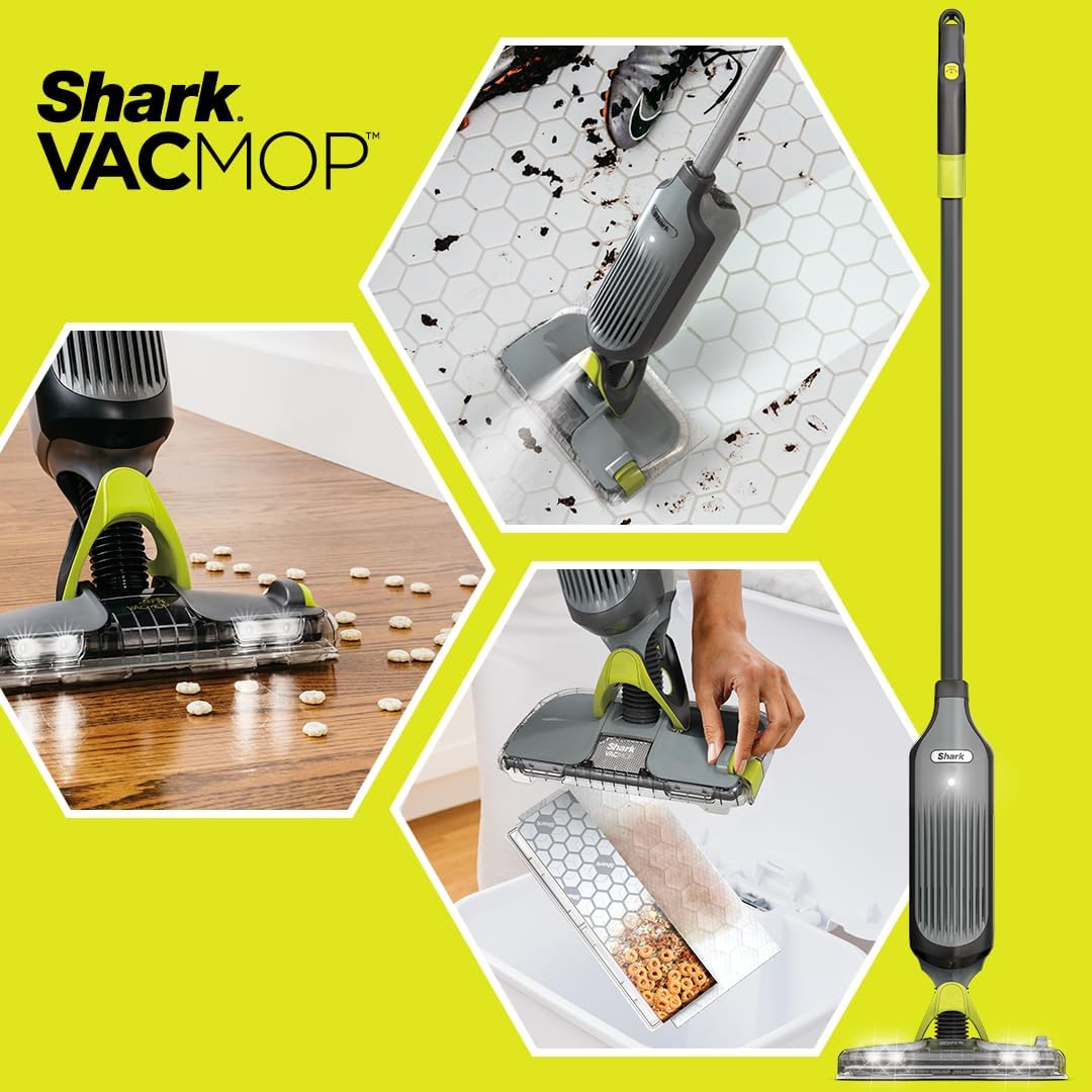 Shark VACMOP Disposable Hard Floor Mop Pad Refill Kit Pack of 3