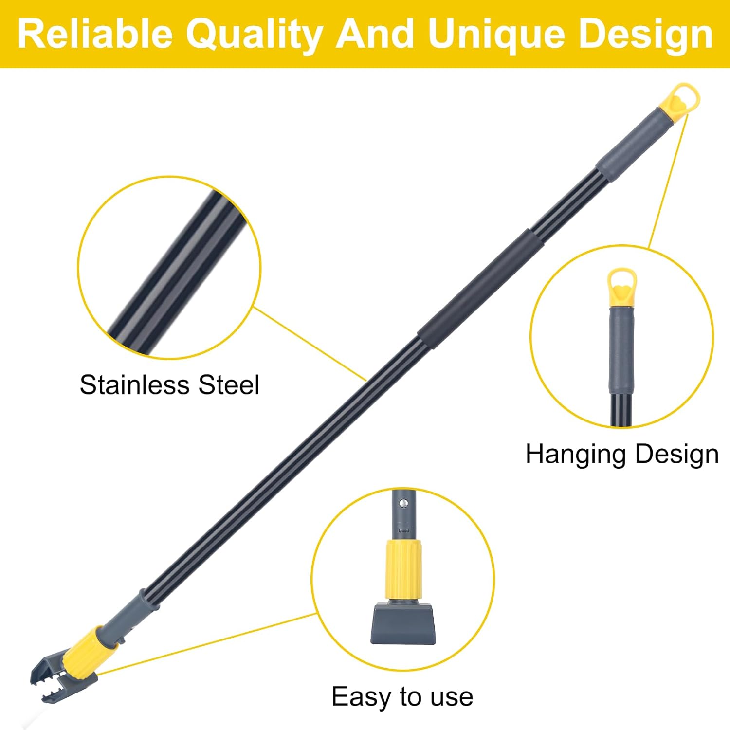 KeFanta Metal Mop Handle