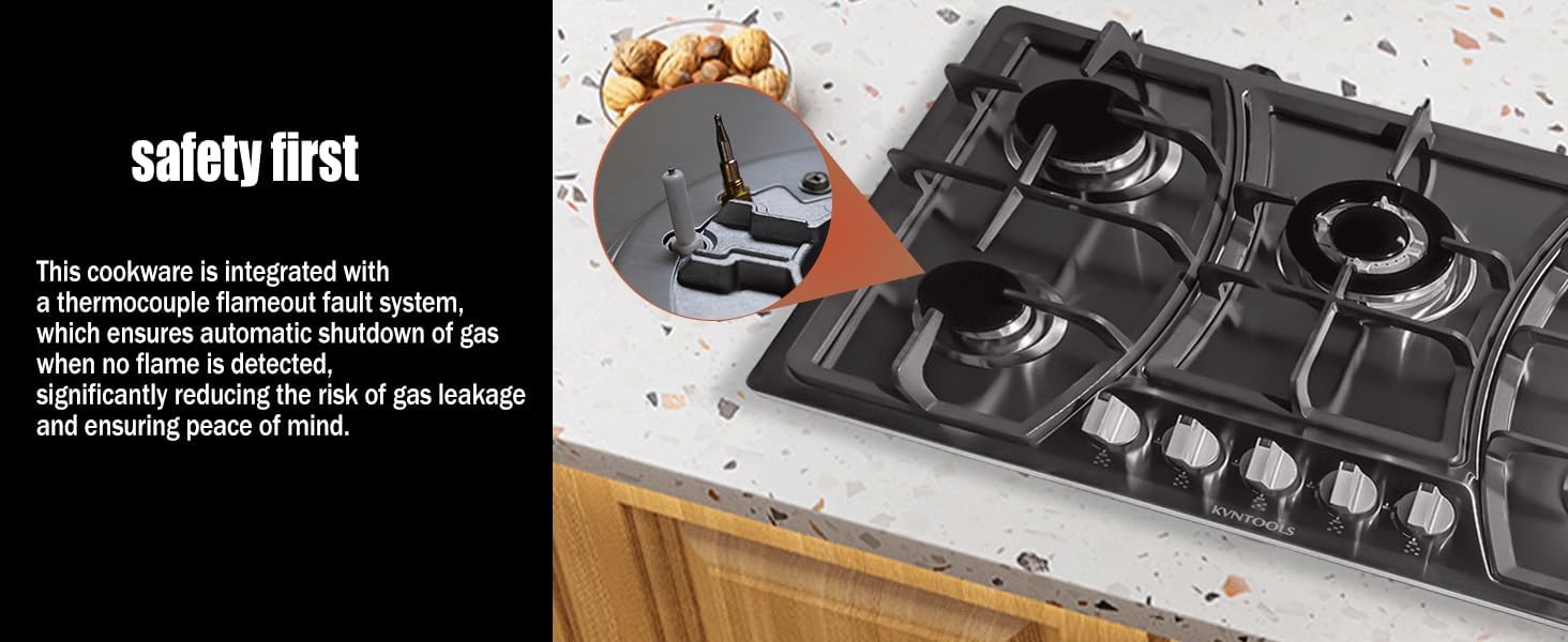 Sturdy 30-Inch Gas Cooktop