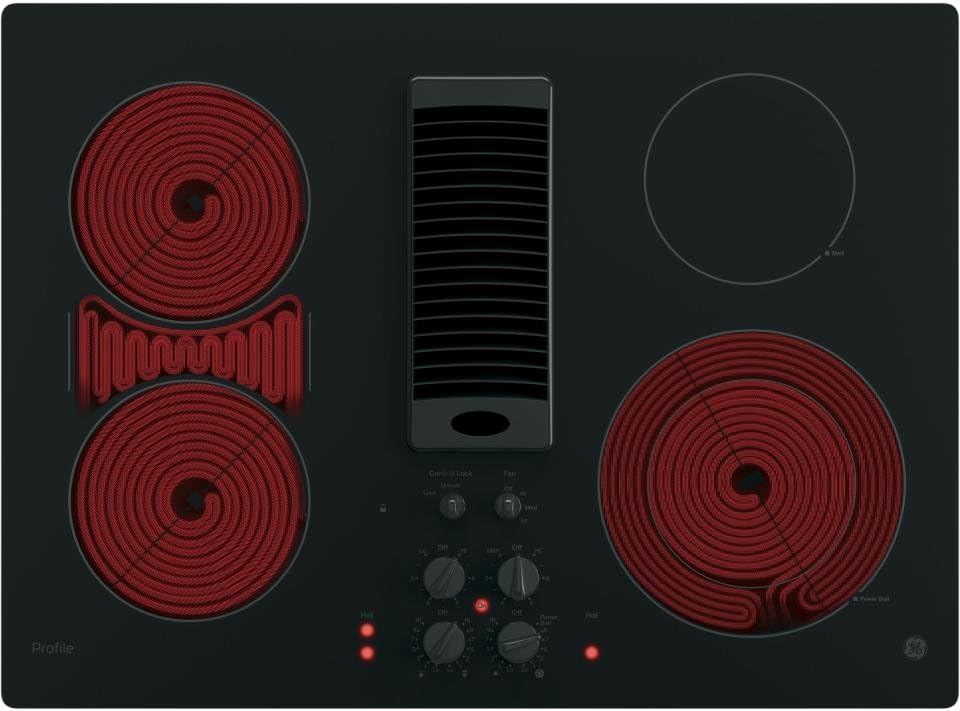 GE Profile 4-Burner 30 Cooktop with 96 Power Boil Element and 3000W