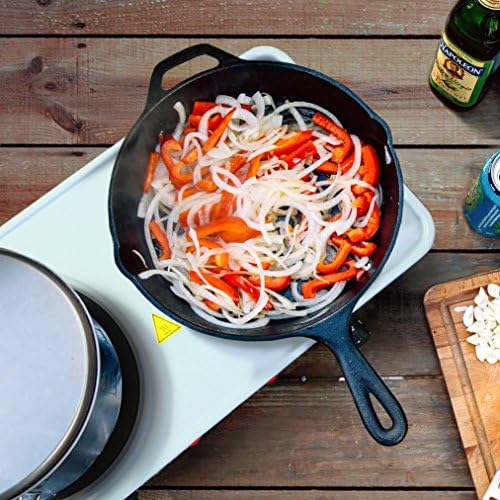 MegaChef Dual BurnerCompact Portable Electric Cooktop for On-the-Go Cooking