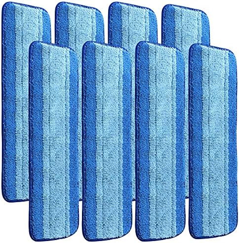 Gazeer 8-Pack Microfiber Mop Pad Set Easy to Use
