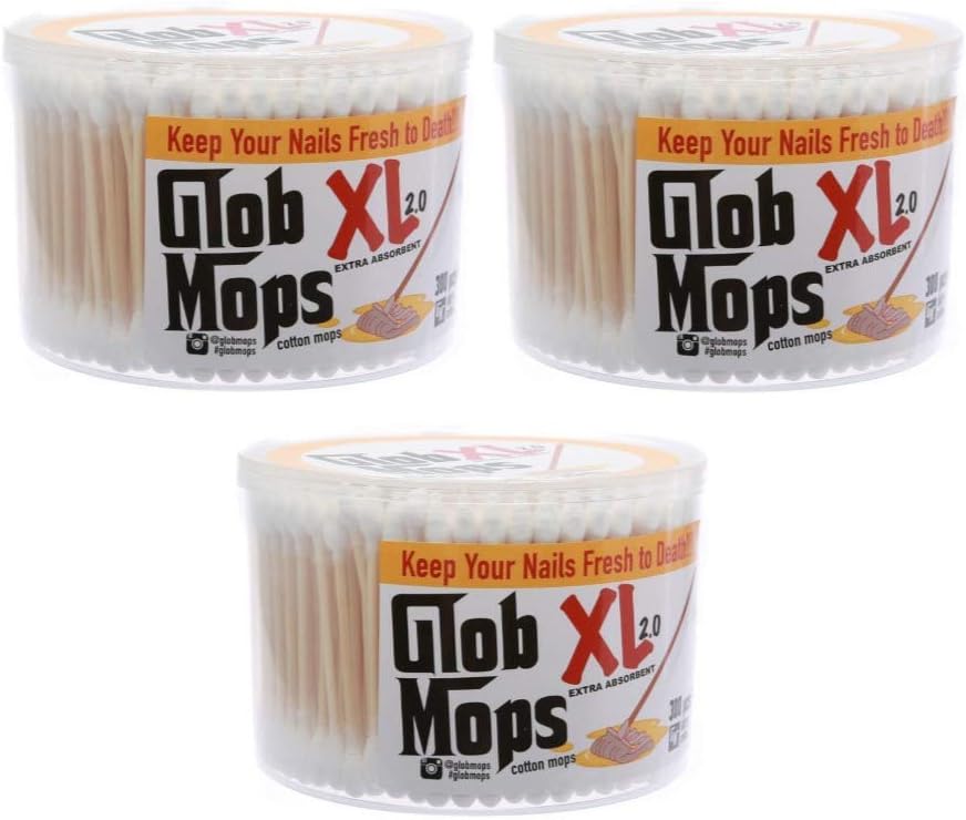 Glob Mops XL 3-Pack Premium Cotton Mops for Extreme Absorption