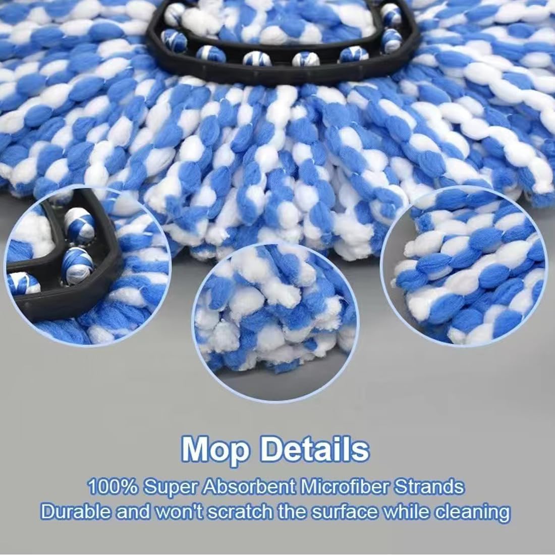 Premium Microfiber Mop Heads for Ocedar RinseClean 2 Tank System
