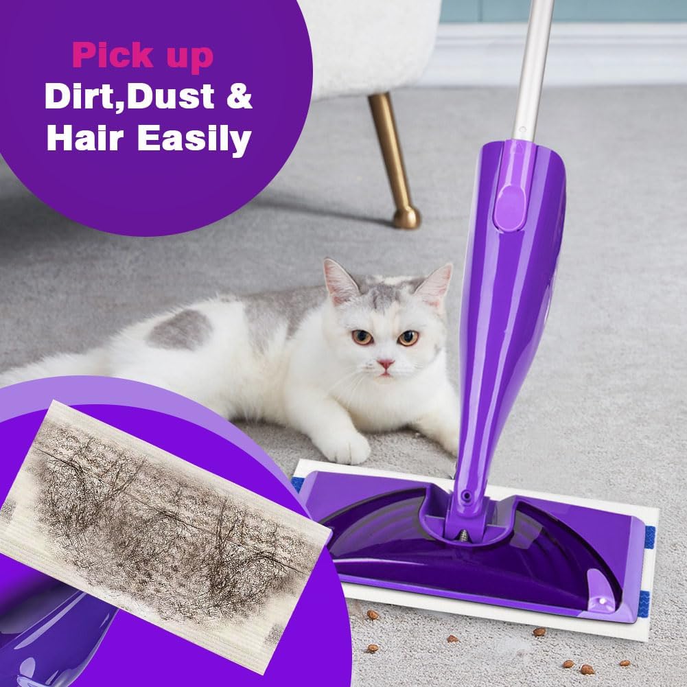 HOMEXCEL - Durable Dry Floor Mop Pads Swiffer WetJet Compatible