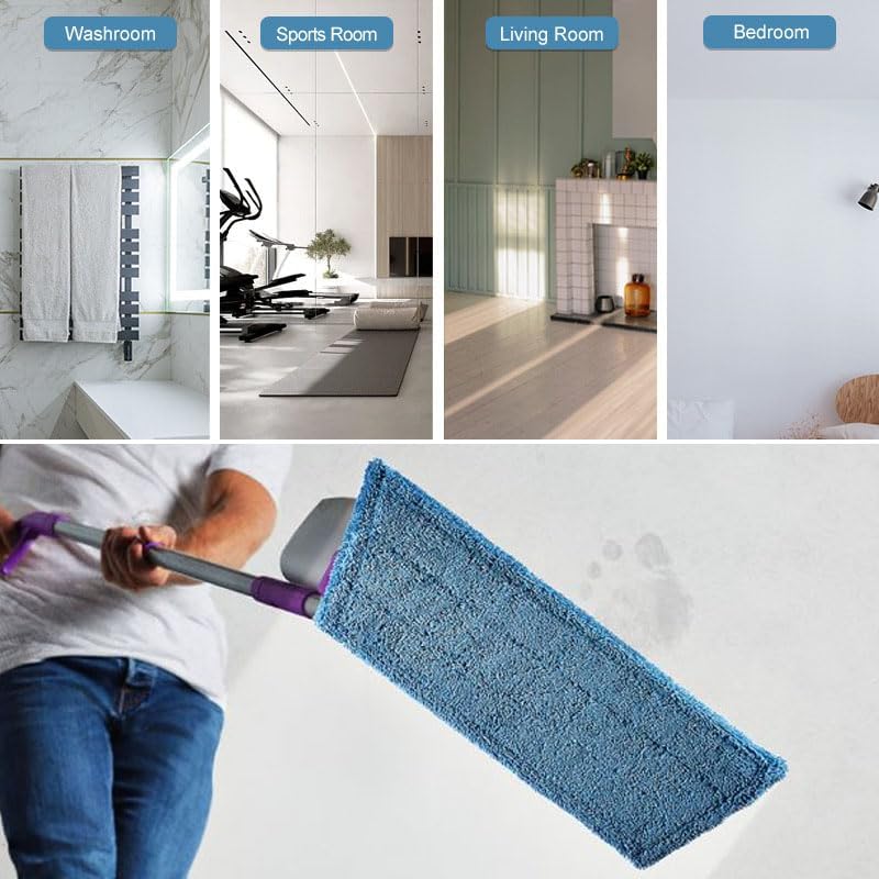 Rinakou 6-Piece Mop Pad Set - Compatible with Rejuvenate
