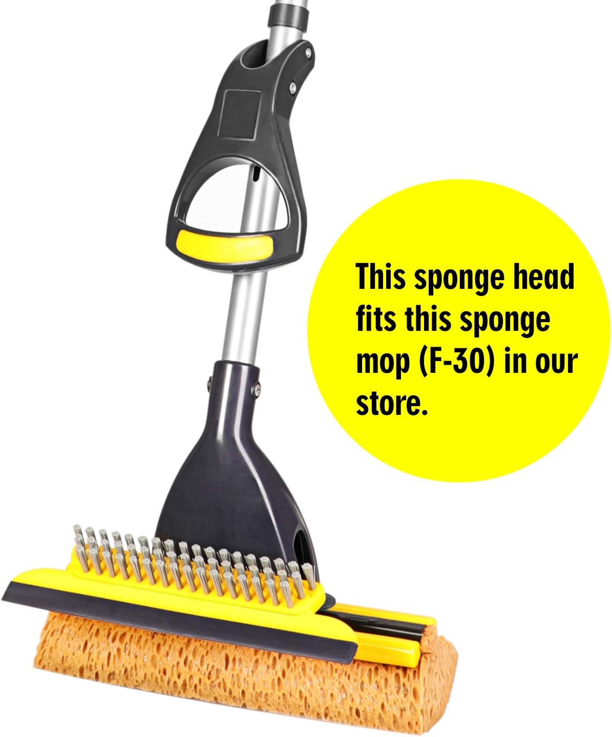 Yocada Sponge Mop Refill Heads - 2PK for Home Commercial Use