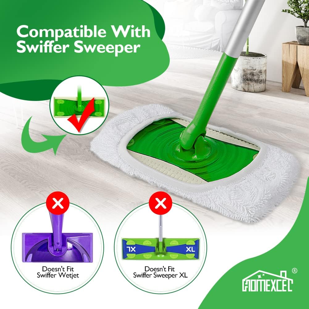 Reusable Microfiber Mop Pads for Swiffer