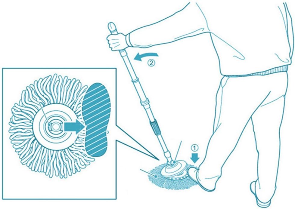 3-Piece DANGSHAN Microfiber Mop Heads Set