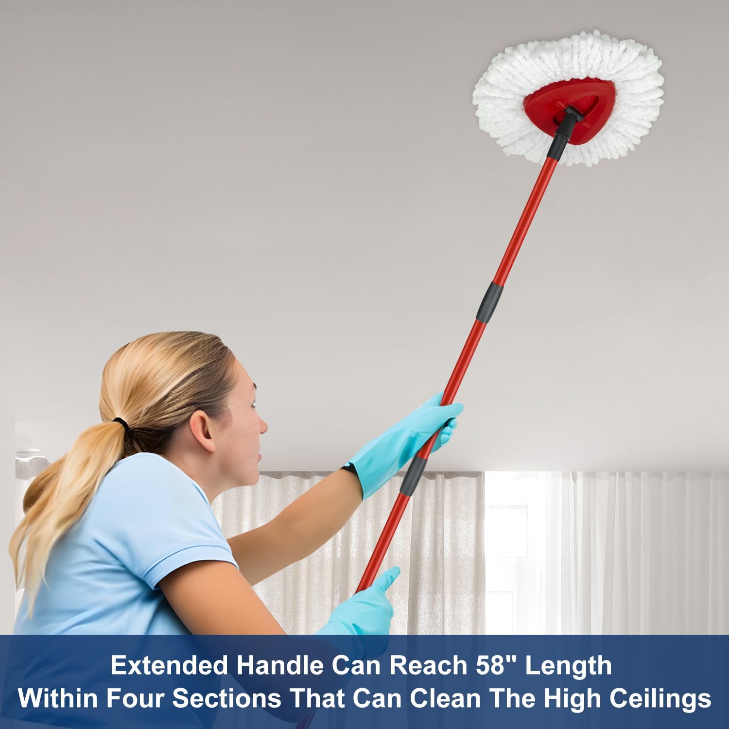 Complete Replacement Set for O-Ceda EasyWring 1-Tank Spin Mop