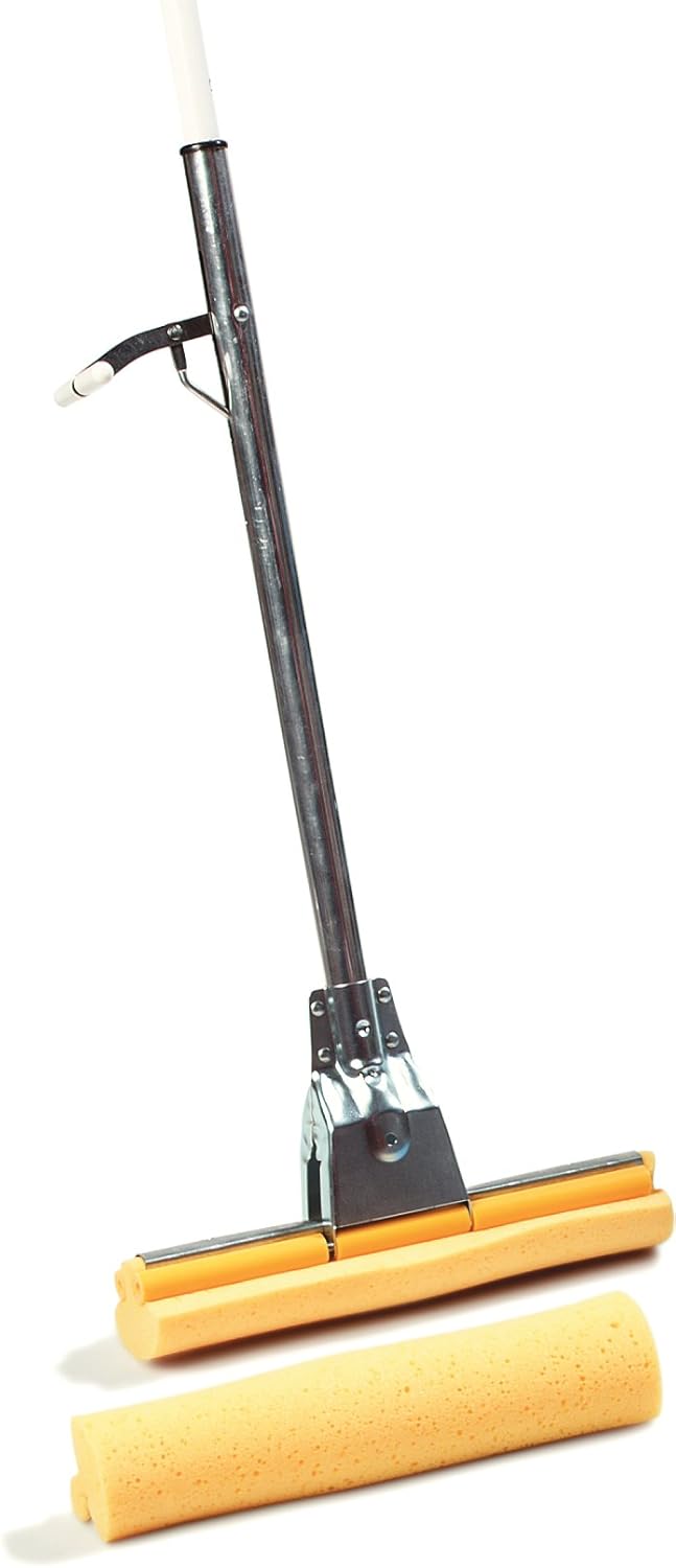 SPARTA Flo-Pac12-Inch Sponge Mop Roller Mop Yellow