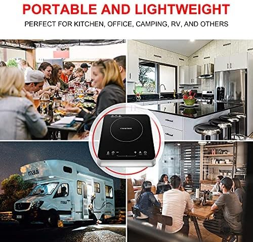 COOKTRON Portable Induction Cooktop 1800W