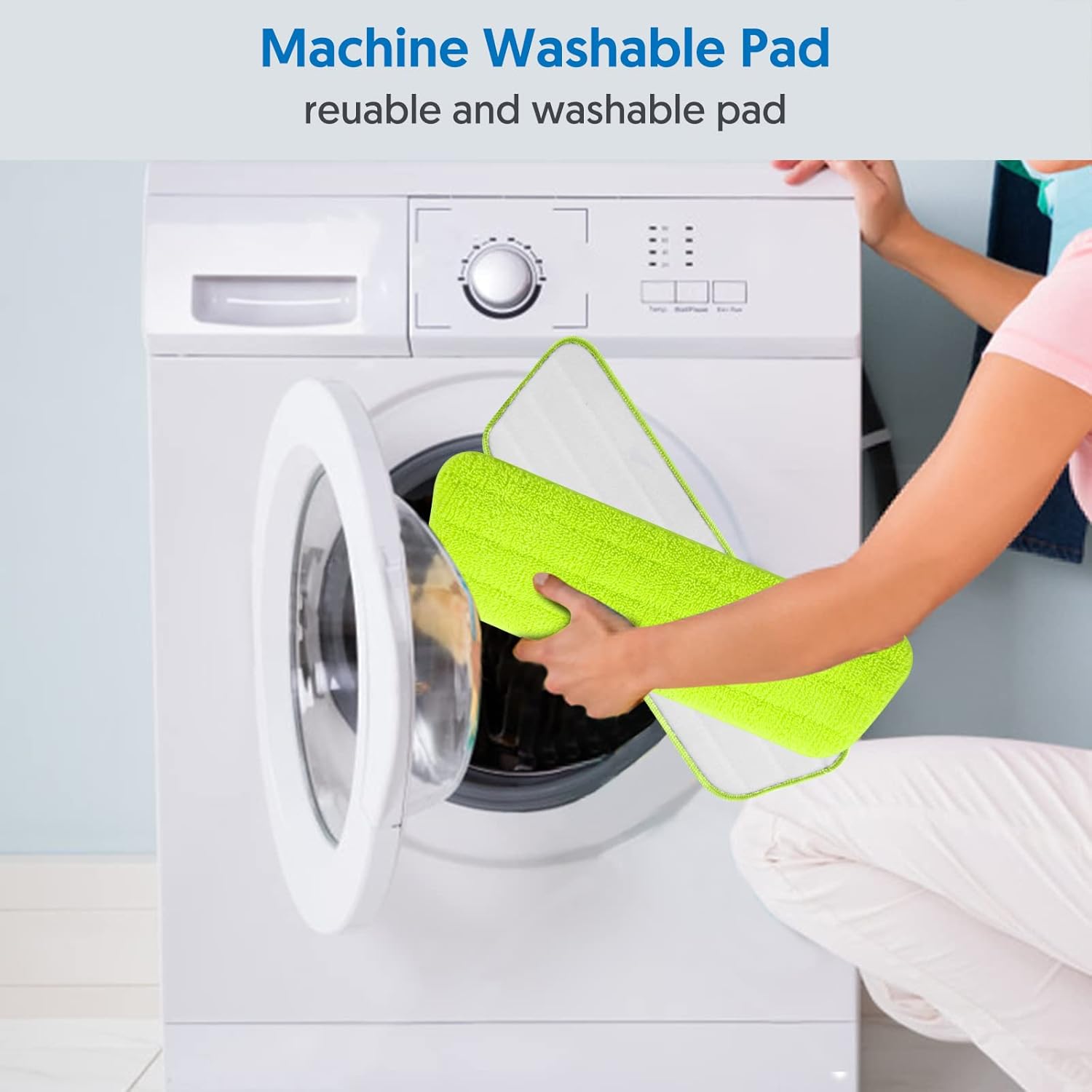 Reusable Microfiber Mop Pads for Swiffer PowerMop - 7Pack MEXERRIS
