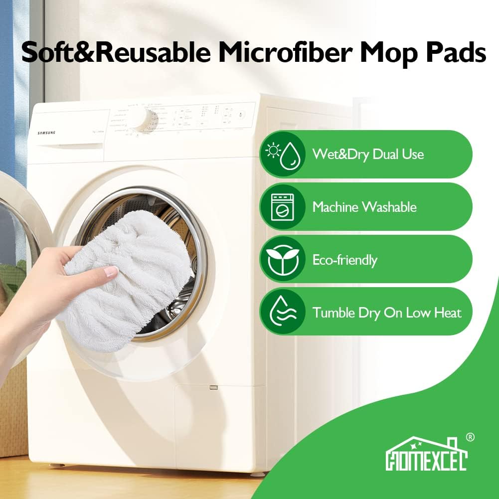 Reusable Microfiber Mop Pads for Swiffer